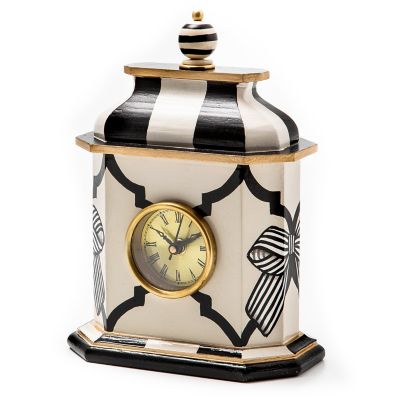 MacKenzie-Childs  Courtly Check Desk Clock