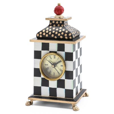 MacKenzie-Childs  Courtly Check Desk Clock