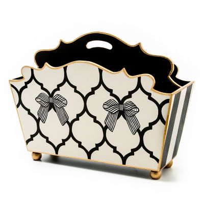 Pretty as a Bow Magazine Holder mackenzie-childs Panama 0