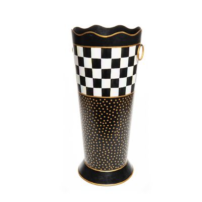 Courtly Check Umbrella Stand mackenzie-childs Panama 0