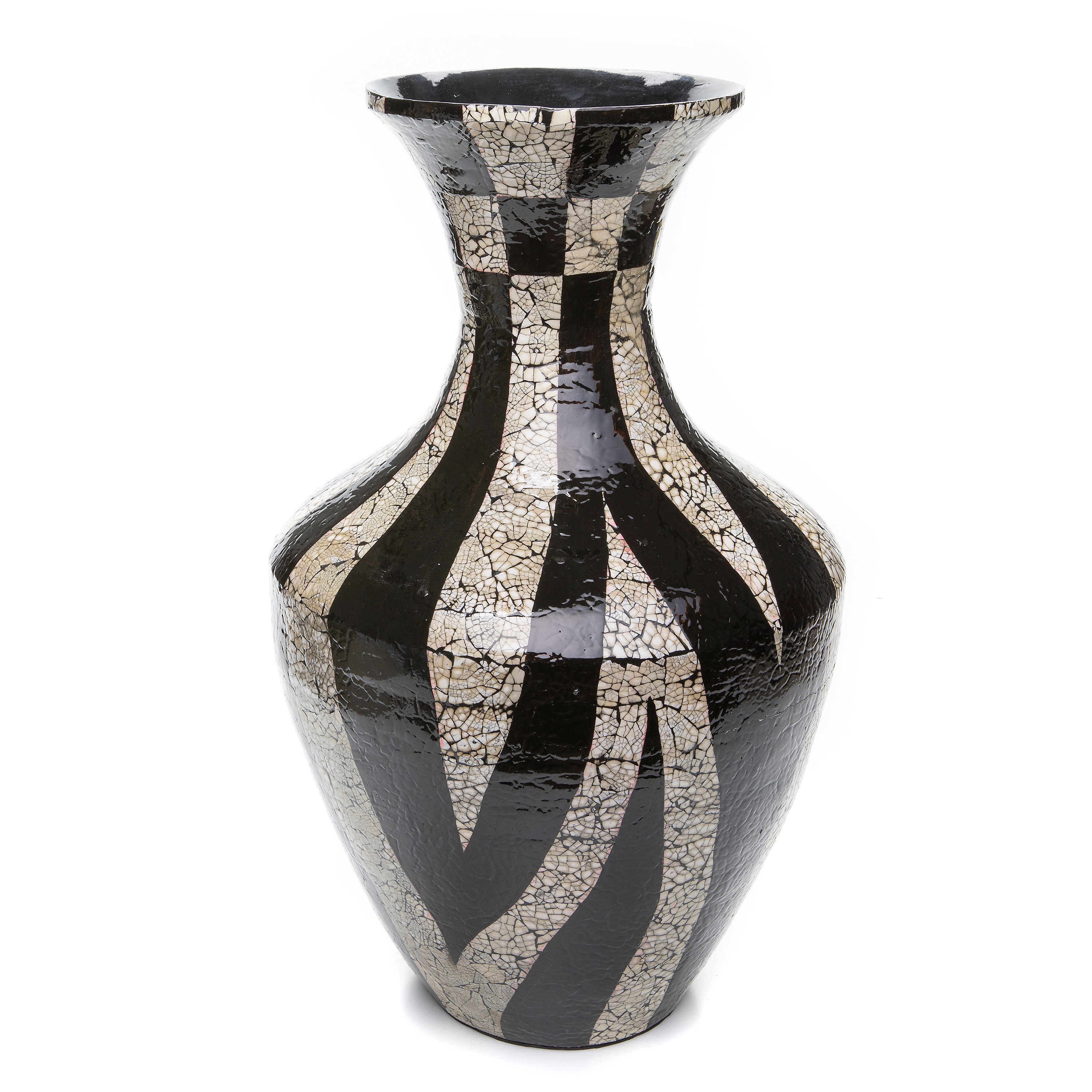 Zebra Floor Vase mackenzie-childs Panama 0