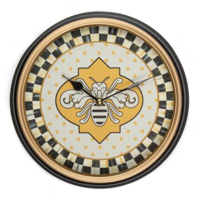 Queen Bee Wall Clock mackenzie-childs Panama 0