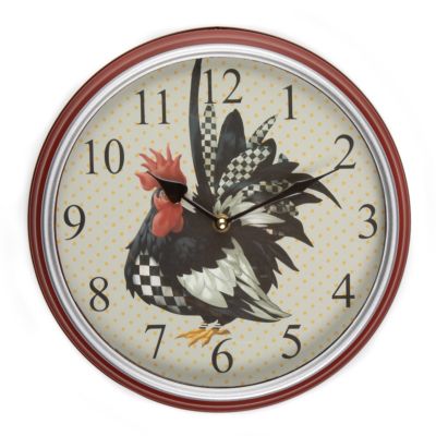 Rooster Wall Clock mackenzie-childs Panama 0