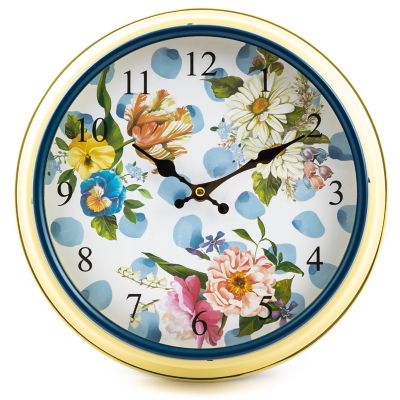 Wildflowers Wall Clock mackenzie-childs Panama 0