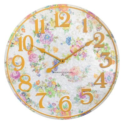 Flower Market Outdoor Wall Clock mackenzie-childs Panama 0