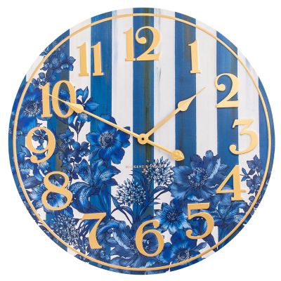 English Garden Outdoor Wall Clock mackenzie-childs Panama 0