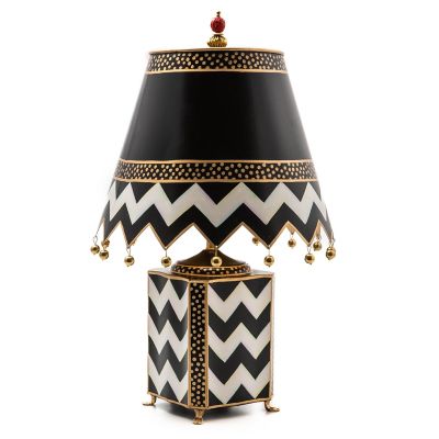 Courtly Zig Zag Table Lamp mackenzie-childs Panama 0