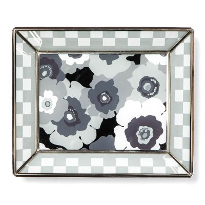 Always Flowers Grey Small Tray