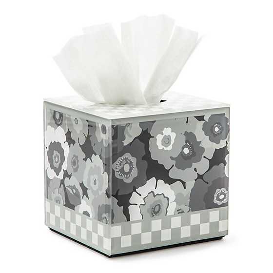 Always Flowers Boutique Tissue Box Cover - Grey image two