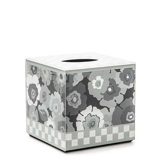 Always Flowers Boutique Tissue Box Cover - Grey image three