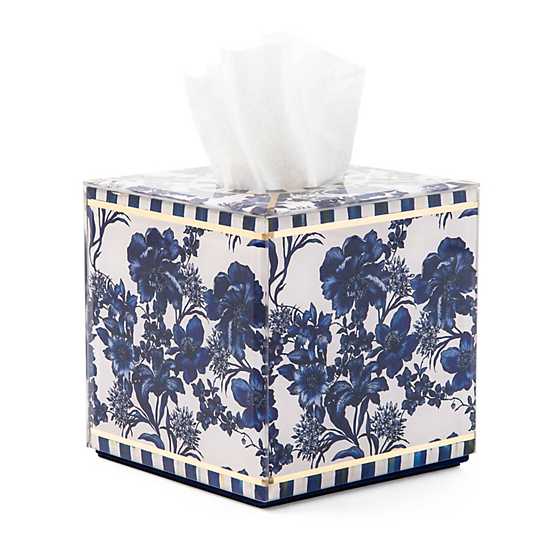 English Garden Boutique Tissue Box Cover - Royal image two