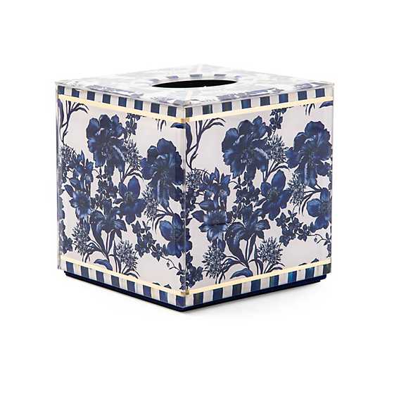 English Garden Boutique Tissue Box Cover - Royal image three