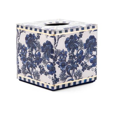 Royal English Garden Boutique Tissue Box Cover mackenzie-childs Panama 0