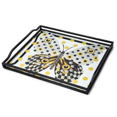 Spot On Butterfly Butler's Tray mackenzie-childs Panama 0