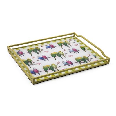 Parakeet Butler's Tray mackenzie-childs Panama 0