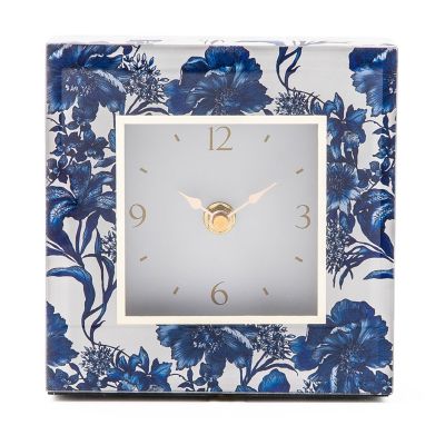 MacKenzie-Childs  Royal English Garden Desk Clock