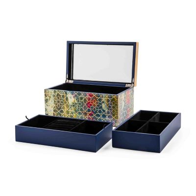 MacKenzie-Childs | Mosaic Abstract Lacquer Jewelry Box