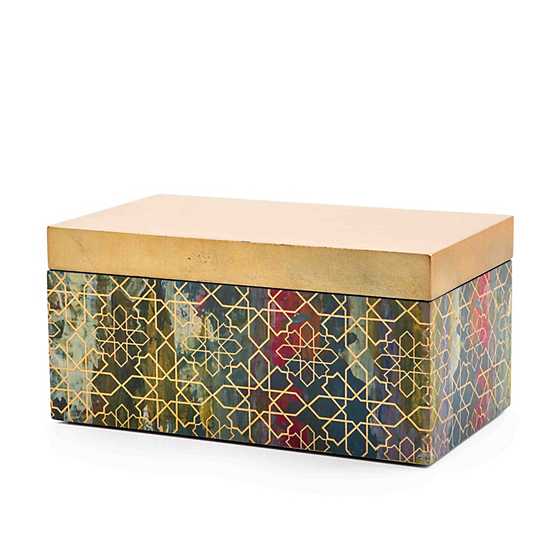 Mosaic Abstract Lacquer Jewelry Box image four