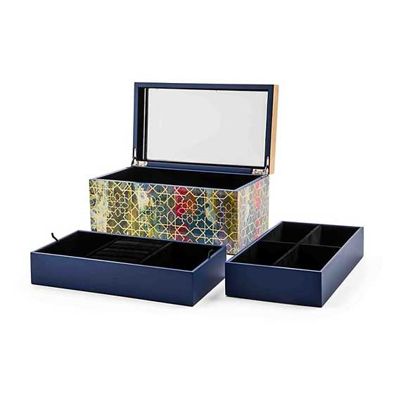 Mosaic Abstract Lacquer Jewelry Box image three