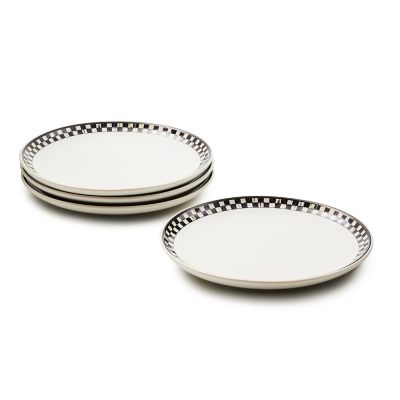 Courtly Check Everyday Lunch Plates, Set of 4 mackenzie-childs Panama 0
