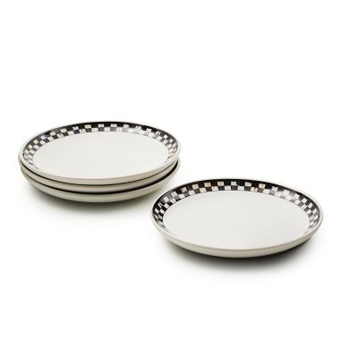 Courtly Check Everyday Small Plates, Set of 4 mackenzie-childs Panama 0