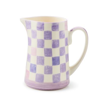 Lilac Check Pitcher mackenzie-childs Panama 0