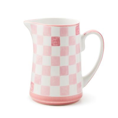 Pink Check Pitcher mackenzie-childs Panama 0