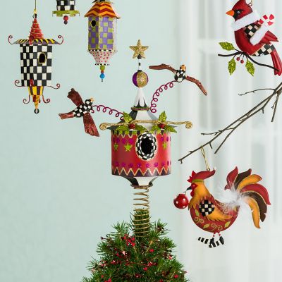 MacKenzie-Childs | Bobble Bird Tree Topper