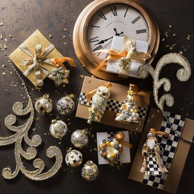 Golden Hour Glass Ball Ornaments - Set of 6 Image 2