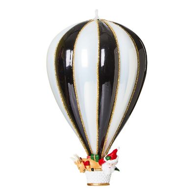 Hot Air Balloon Glass Ornament mackenzie-childs Panama 0