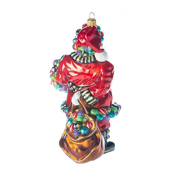 Glass Ornament - Jolly Father Christmas image three