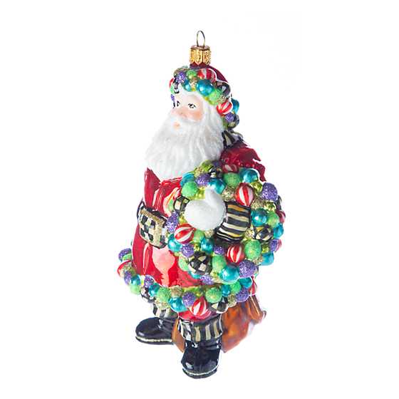Glass Ornament - Jolly Father Christmas