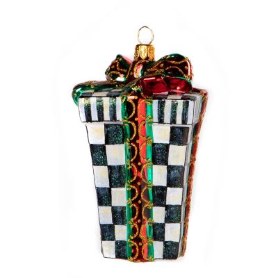 Courtly Classic Gift Glass Ornament mackenzie-childs Panama 0