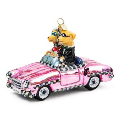 Granny Kitsch Caddy Glass Ornament mackenzie-childs Panama 0