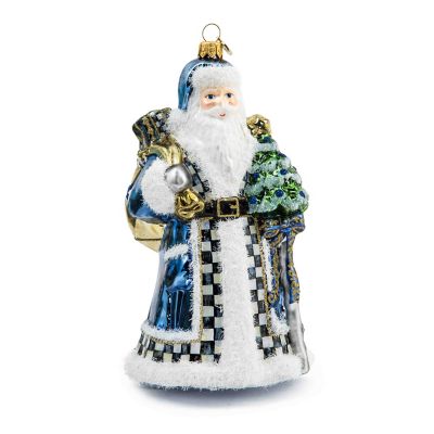 Royal Santa Glass Ornament mackenzie-childs Panama 0