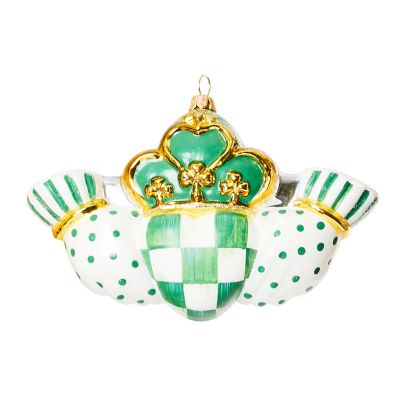 Claddagh Glass Ornament mackenzie-childs Panama 0