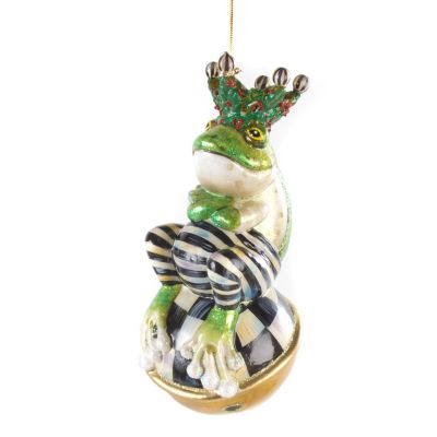MacKenzieChilds Glass Ornament Mr. Jingles