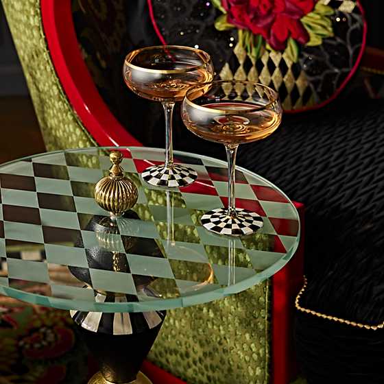 Courtly Check Cocktail Coupe image two