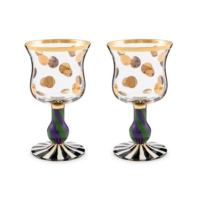 Cirque Wine Glass - Purple  &  Green image two