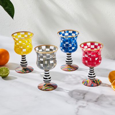 Carnival Wine Glass - Royal image two