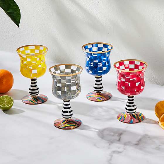 Carnival Wine Glass - Royal image two