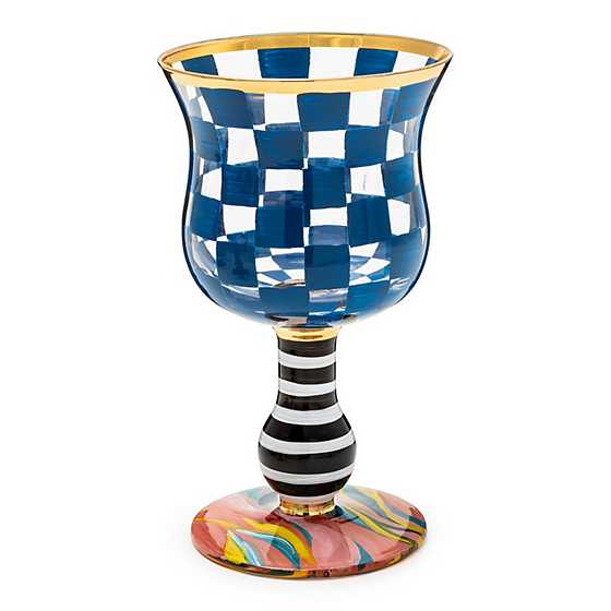 Carnival Wine Glass - Royal image one