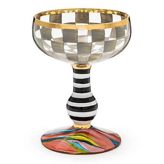 Carnival Coupe Glass - Sterling image two
