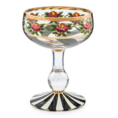 Maypole Sterling Coupe Glass mackenzie-childs Panama 0