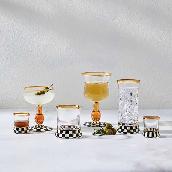 Courtly Check Coupe Glass image two