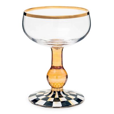 Courtly Check Coupe Glass