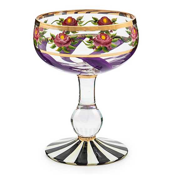 Maypole Lavender Coupe Glass