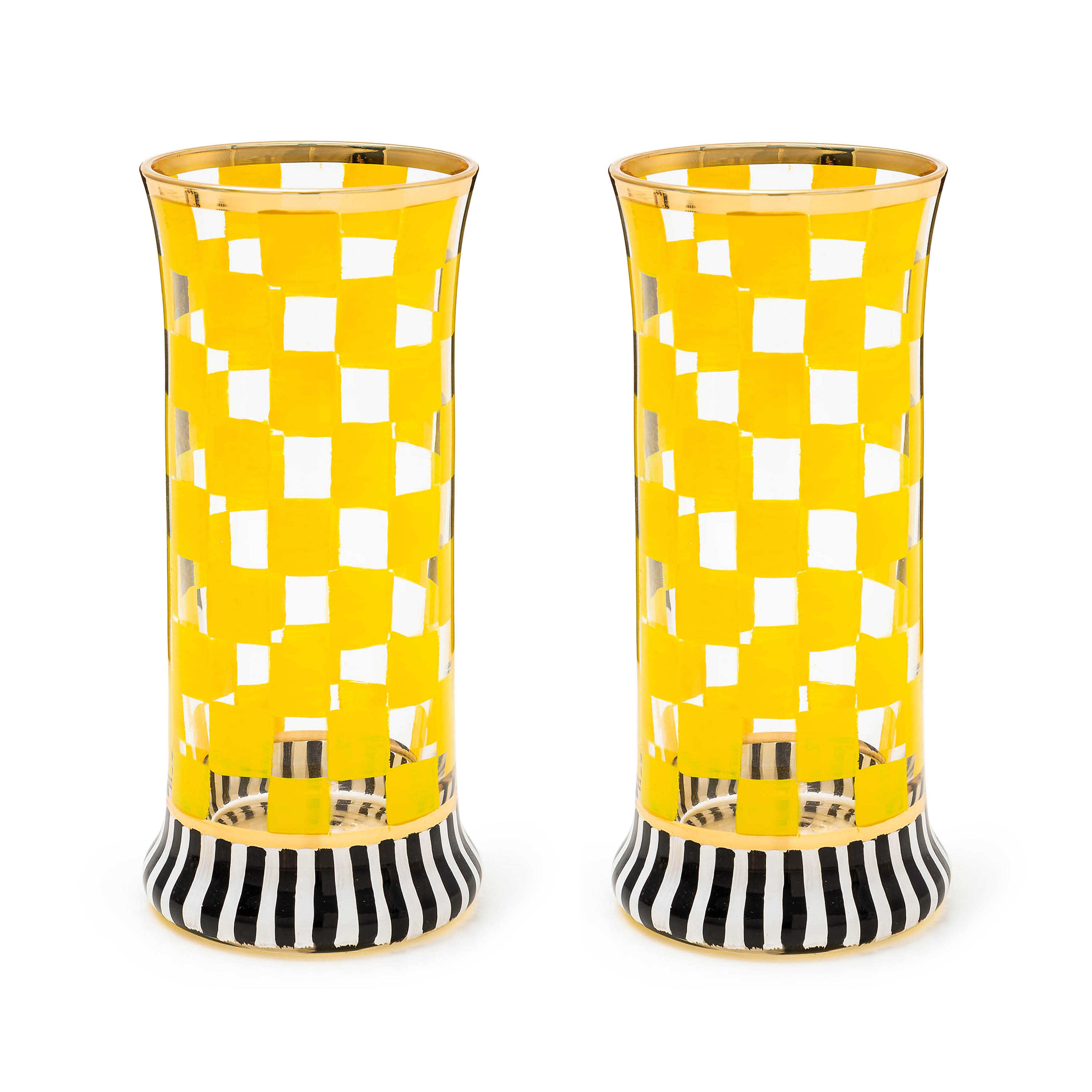 Carnival Yellow Highball Glass, Set of 2 mackenzie-childs Panama 0