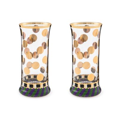 Cirque Purple  &  Green Highball Glass - Set of 2 image two