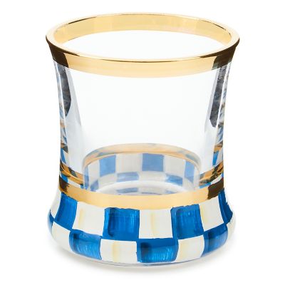 Royal Check Shot Glass mackenzie-childs Panama 0